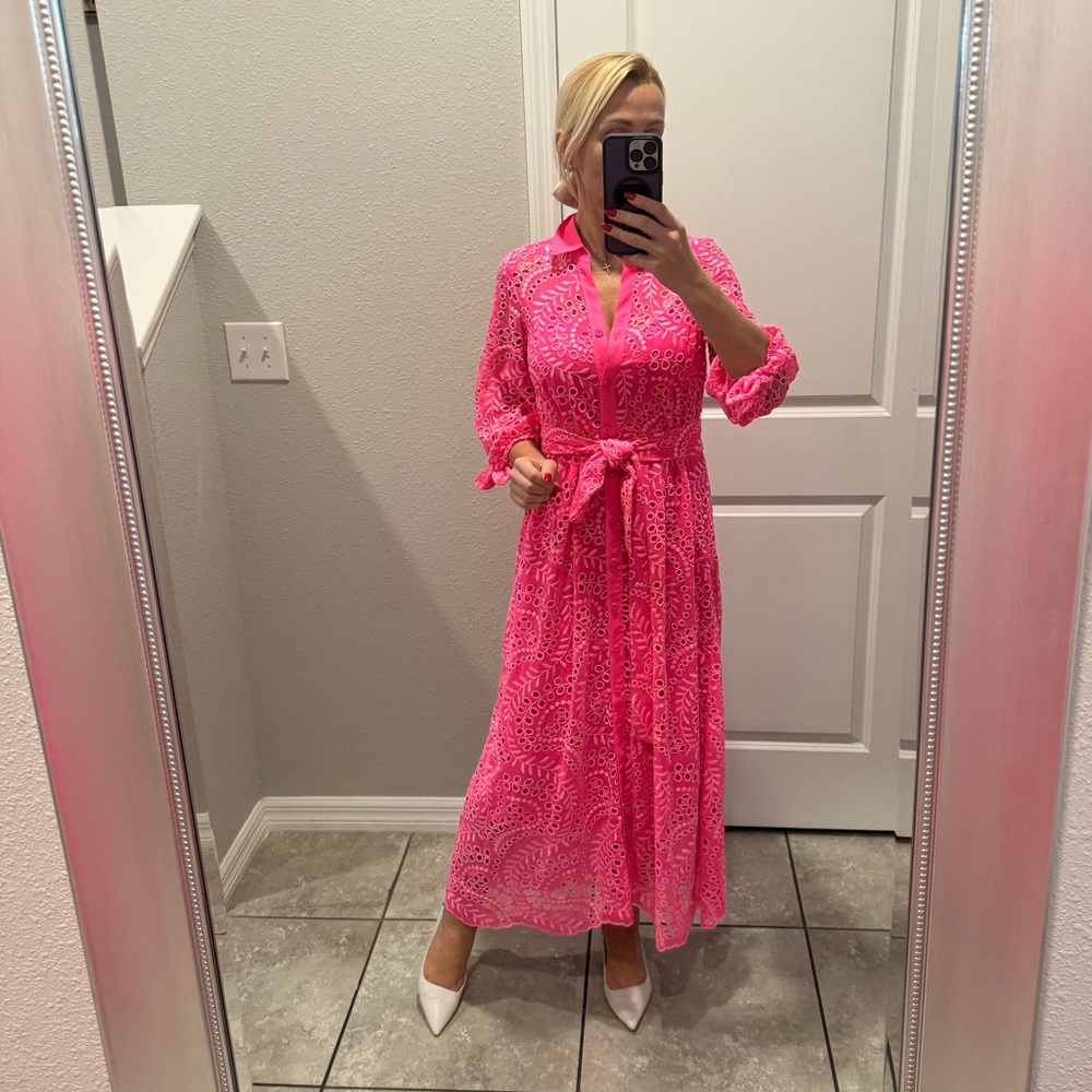 Lilly Pulitzer Amrita Midi Shirt Dress